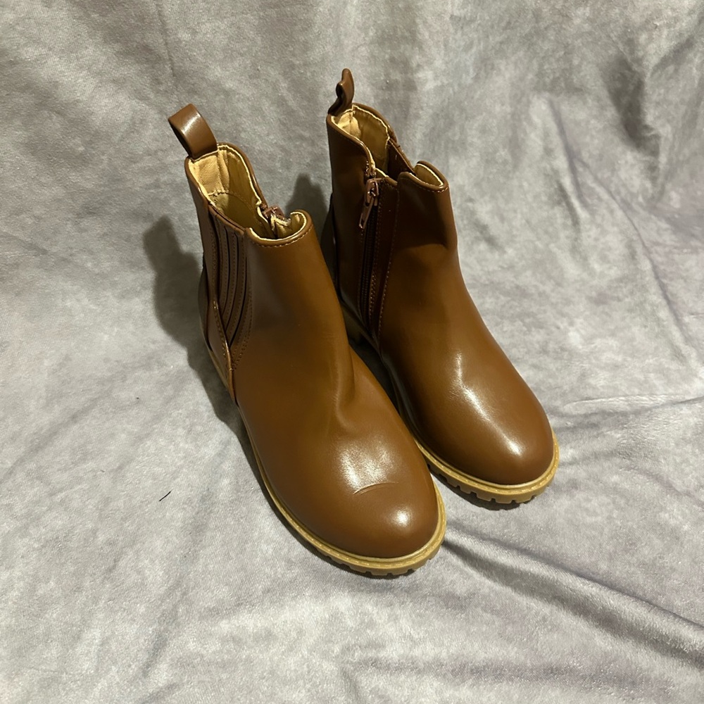 Brown Kids Boots